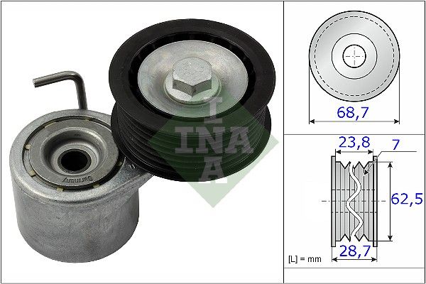 WILMINK GROUP Натяжная планка, поликлиновой ремень WG1253572